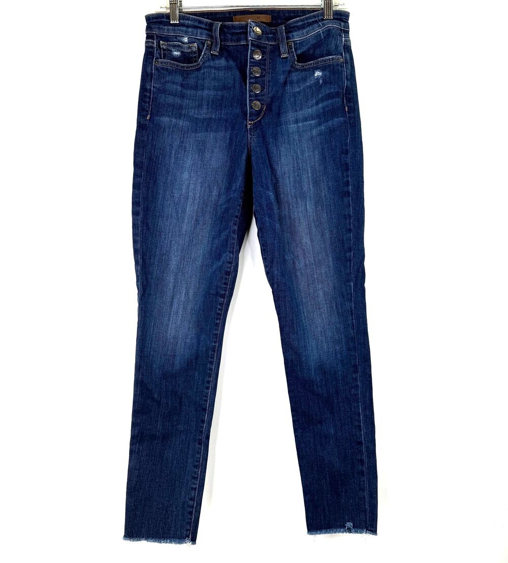 Joe's Women's High Rise Skinny Ankle Button Fly Jeans Size 29